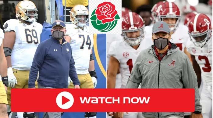 How to Watch Rose Bowl 2021 Live Stream Alabama vs Notre
