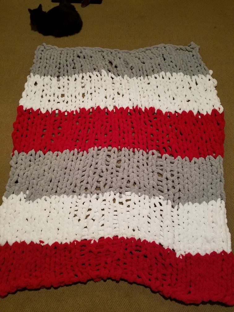 DIY Chunky Knit Blanket Class Programming Librarian