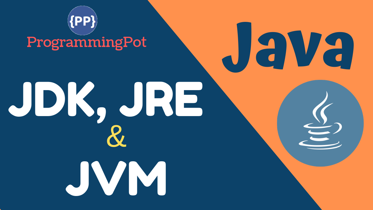 Java JDK, JRE and JVM Programming Pot
