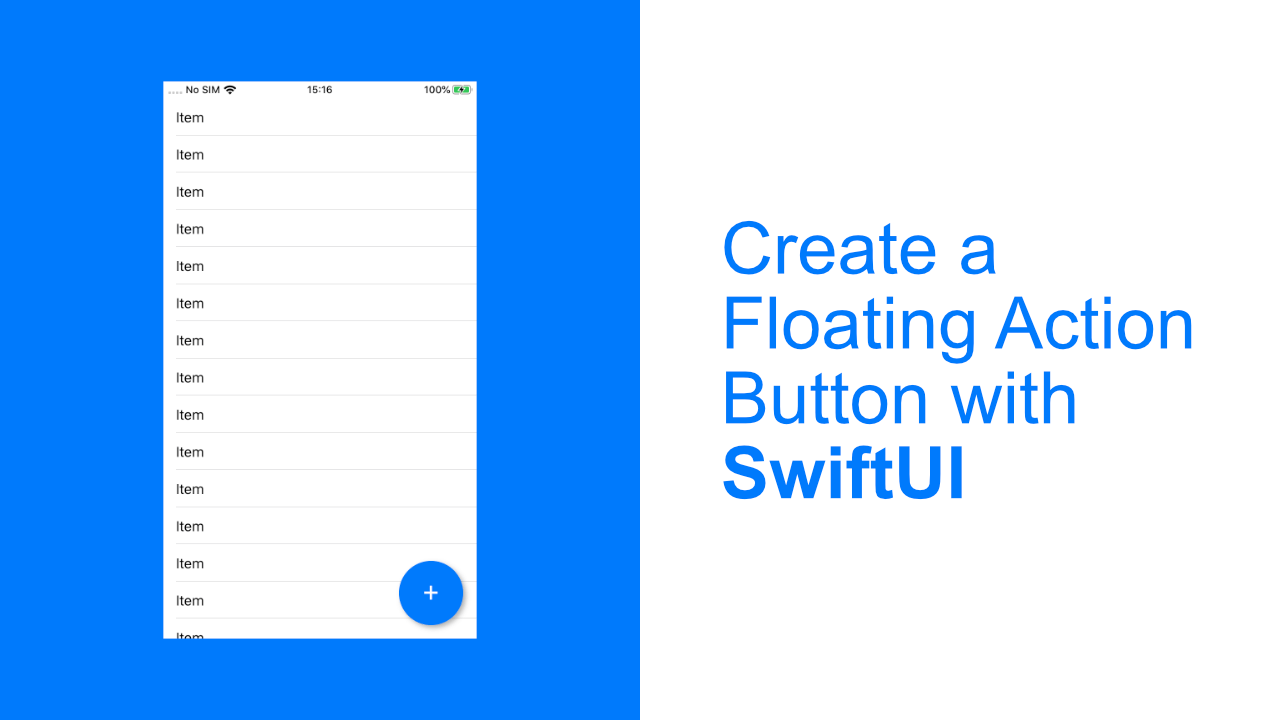 Create a Slide out Menu with SwiftUI