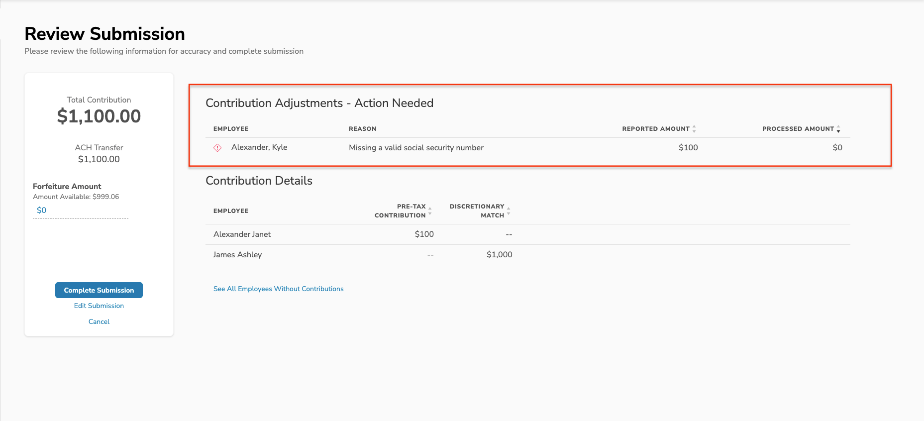 Managing Contribution Validation Errors Everyday 401K