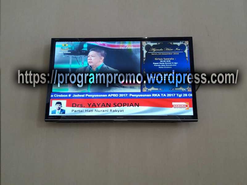 GALERY FOTO Software Display Informasi dan Promosi TV Digital