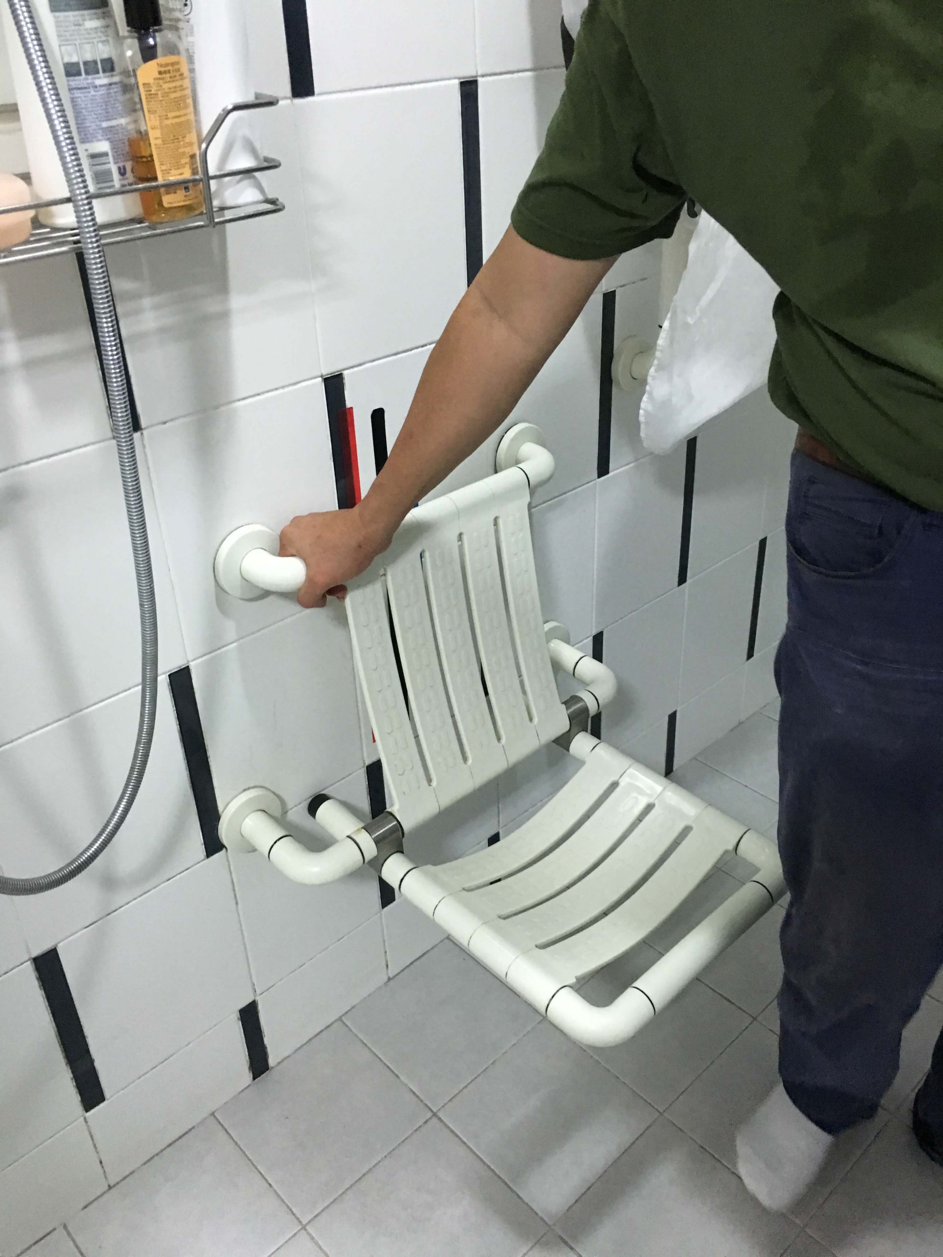 8051 Shower Seat w/Back rest Progress Healthcare