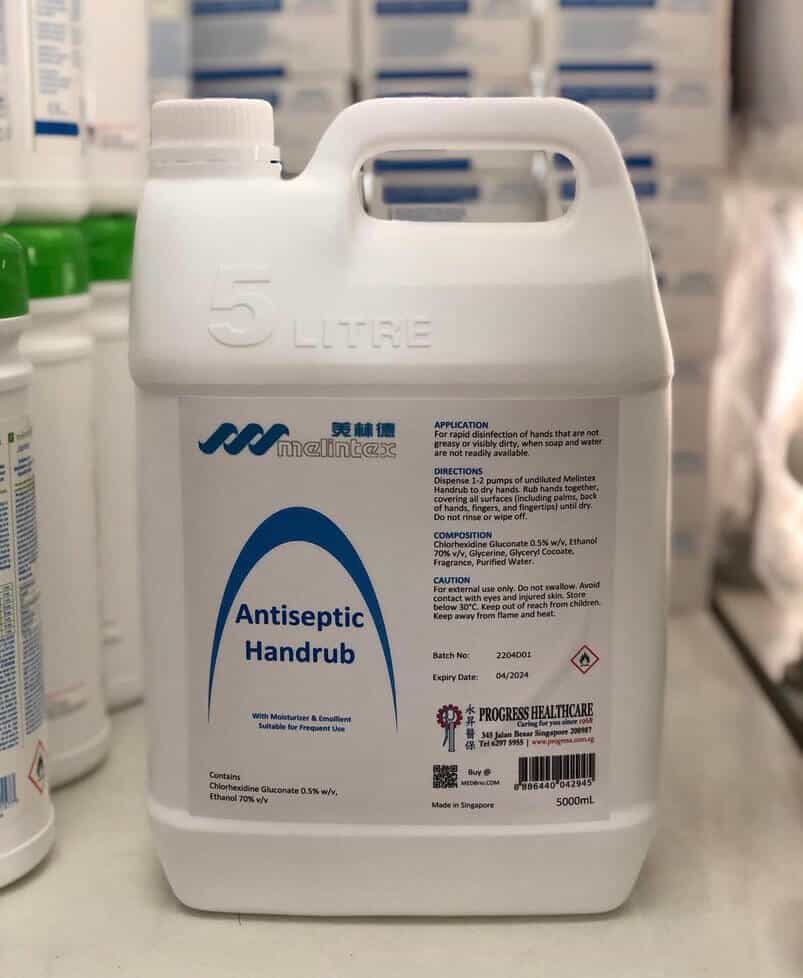 Melintex® Antiseptic Handrub Progress Healthcare