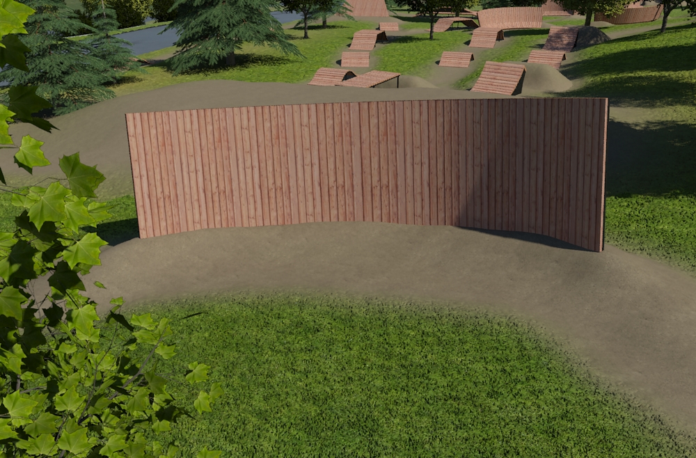 Curved Wall Ride Progressive Bike Ramps