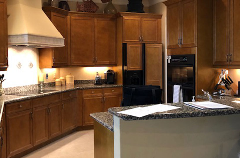 Transitional Kitchen Remodel in the Shadow Wood neighborhood of Estero