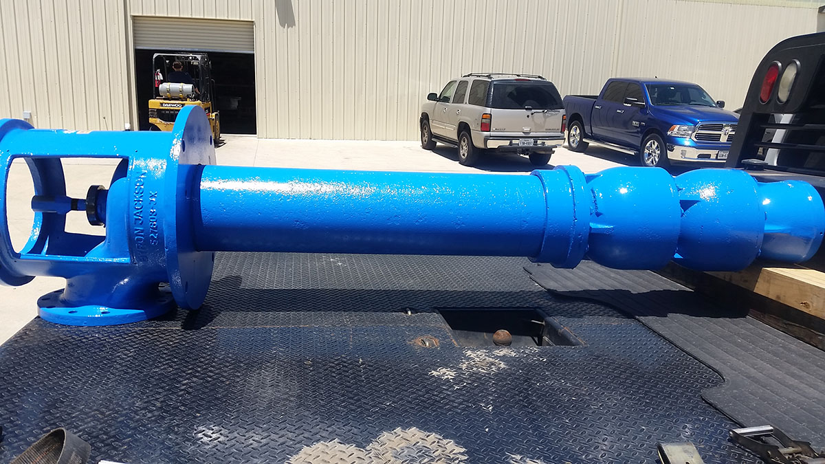 Emergency Repair of Byron Jackson Vertical Turbine Pump Progressive Pumps