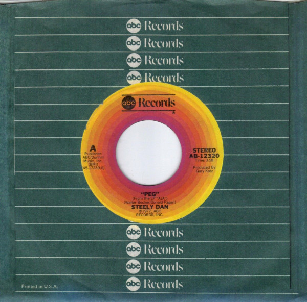 Steely Dan “Peg” (1977) Progrography