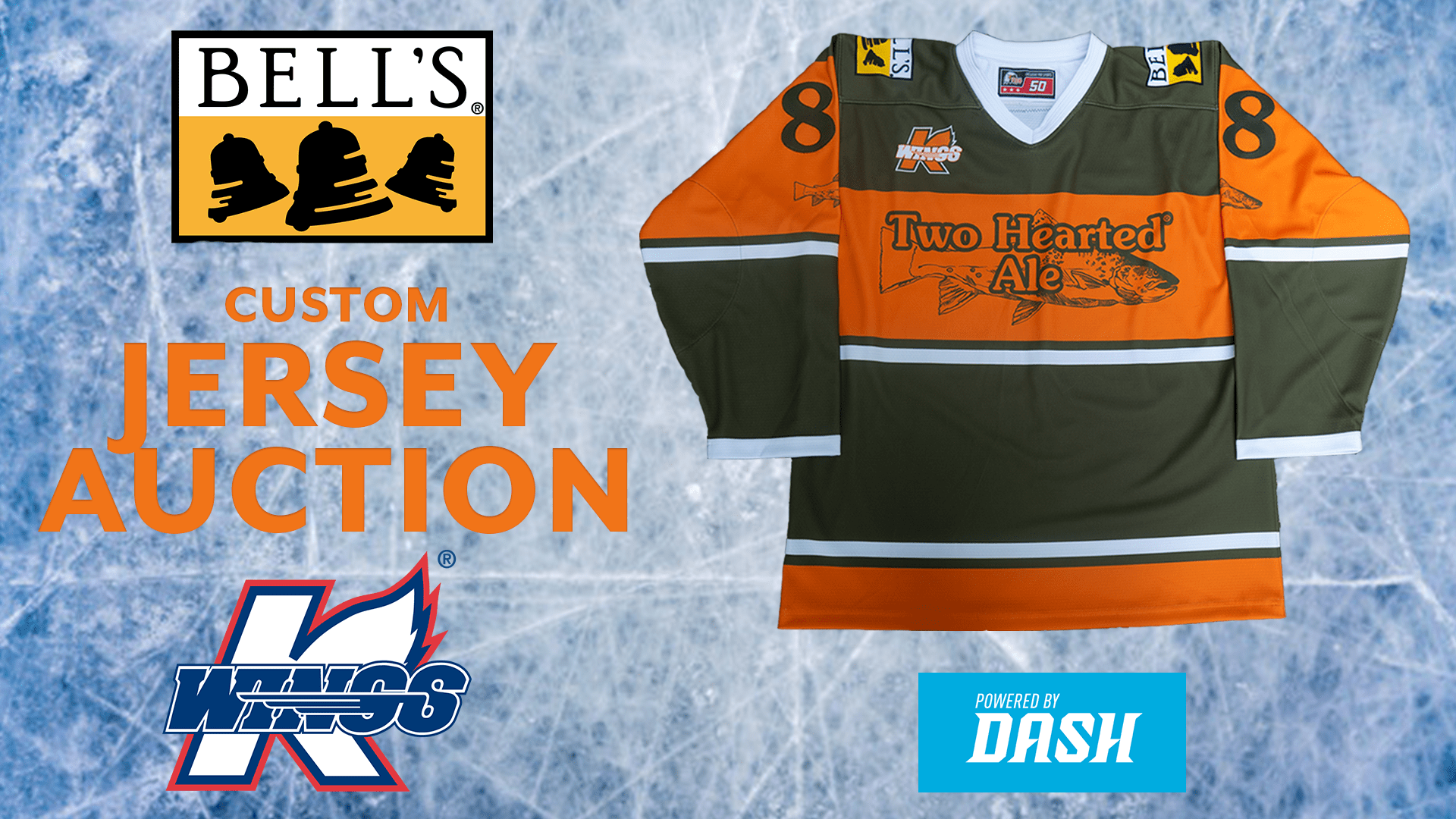 KWings Partner with Bell’s Brewery for Special Jersey Auction Pro