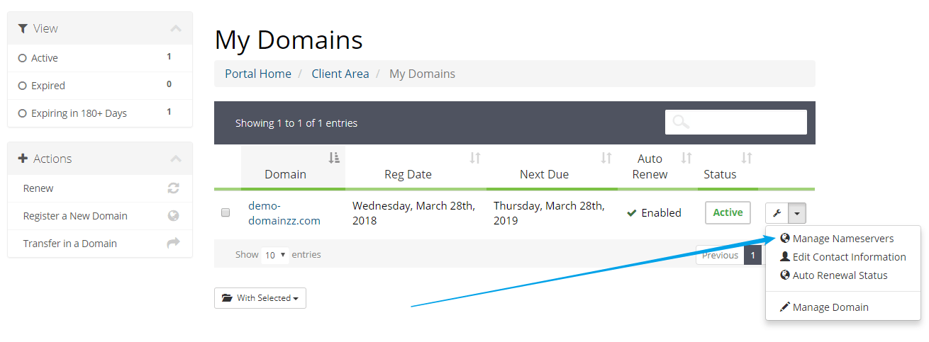 How do I change my domain name servers? Knowledgebase