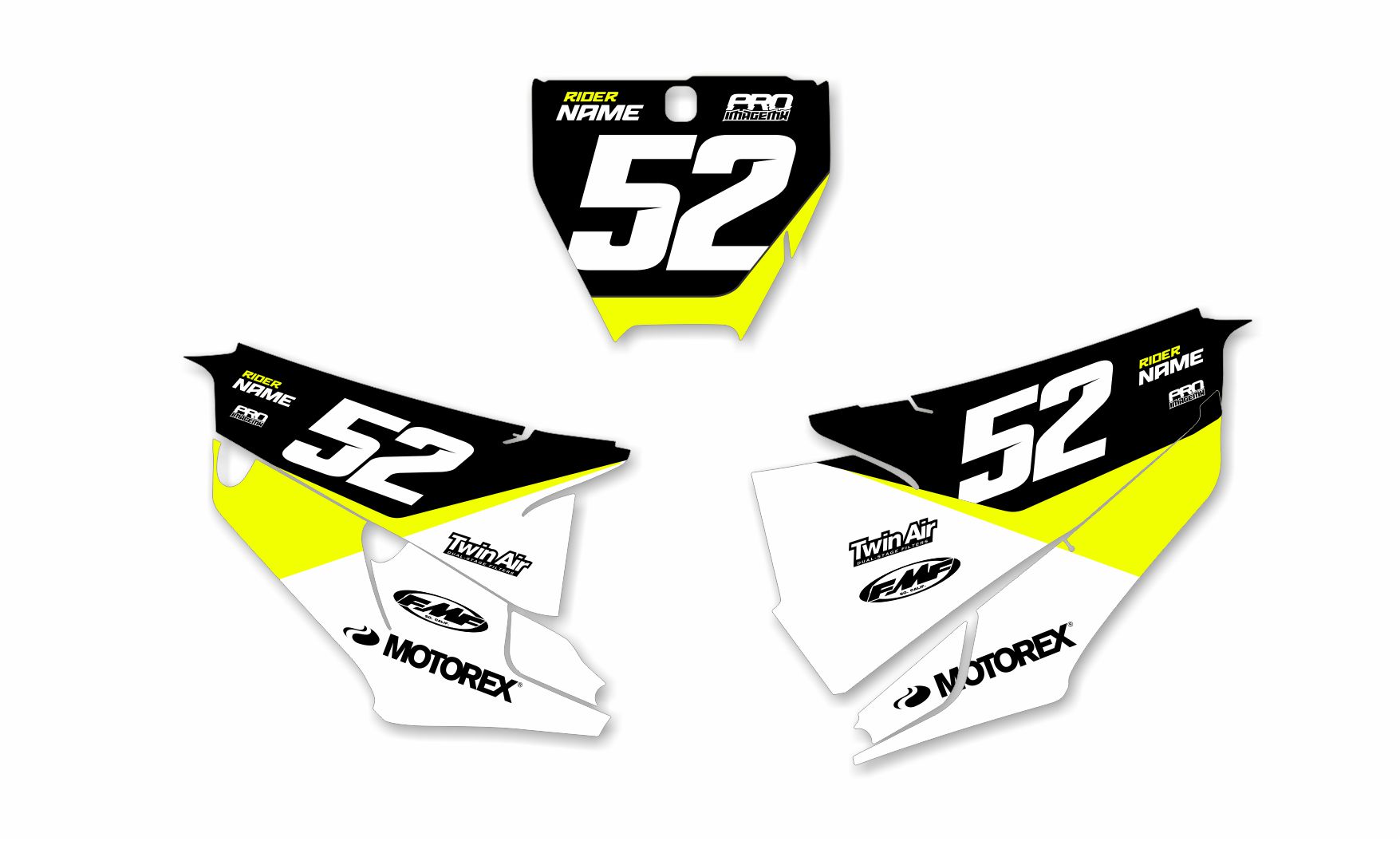 EVO Husqvarna Race Numbers Pro Image MX