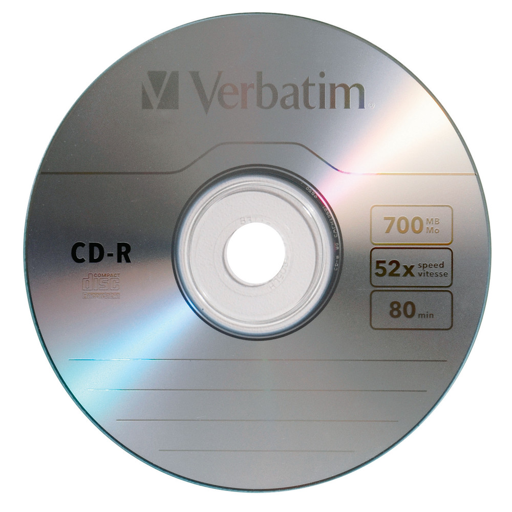 DISCO CDR VERBATIM CDR 700 MB 100 52X 80 MIN Proingsoft