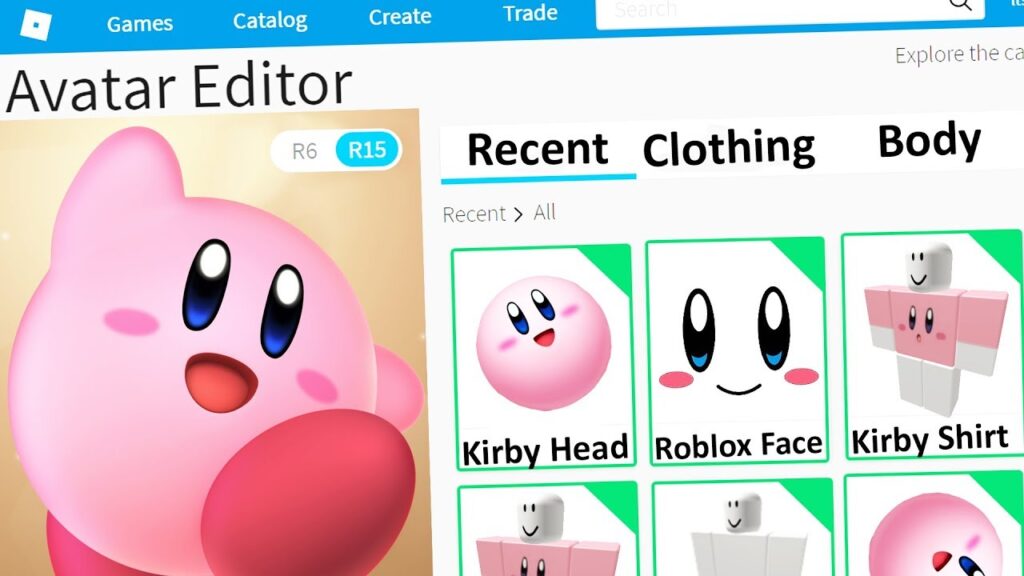 Wajah Kirby Roblox 2024 PROJAKER