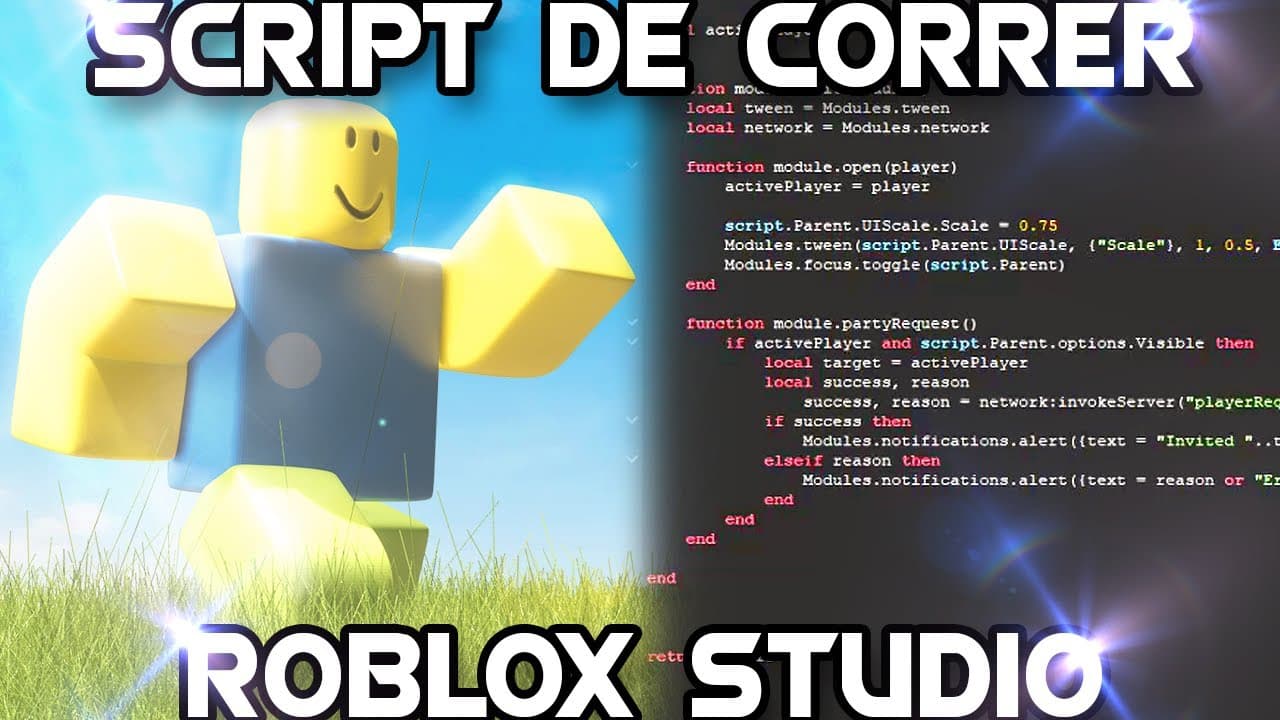 Script para Correr en Roblox Studio 2024 PROJAKER