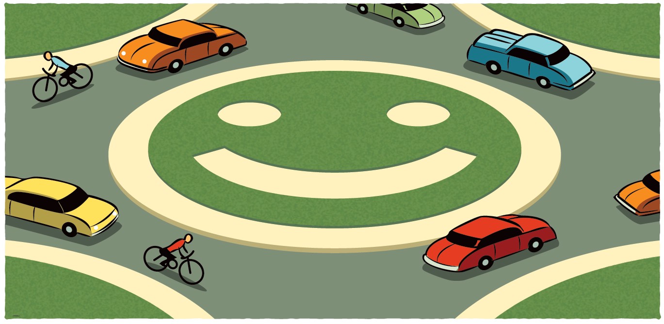 Campus Traffic Goes in Circles, In a Good Way STANFORD magazine