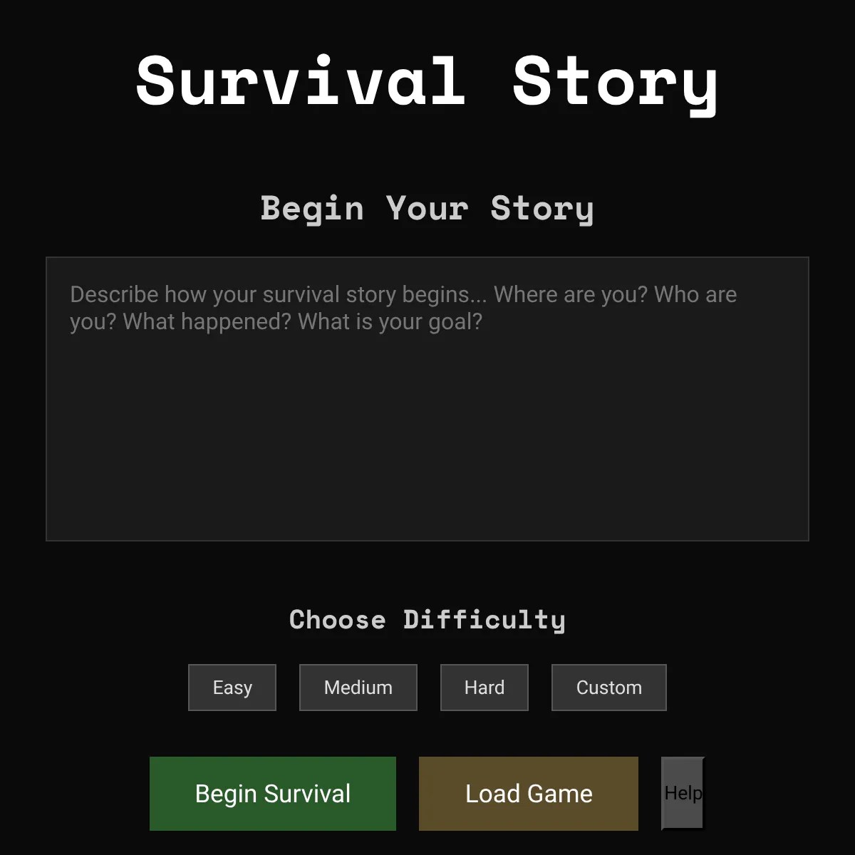 Survival Story