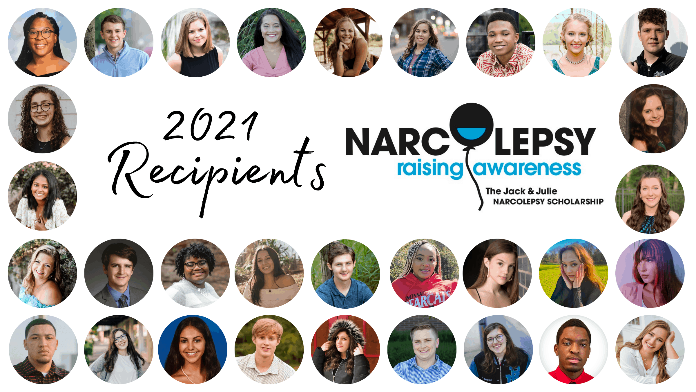 Meet the 2021 Jack & Julie Narcolepsy Scholarship Recipients Project