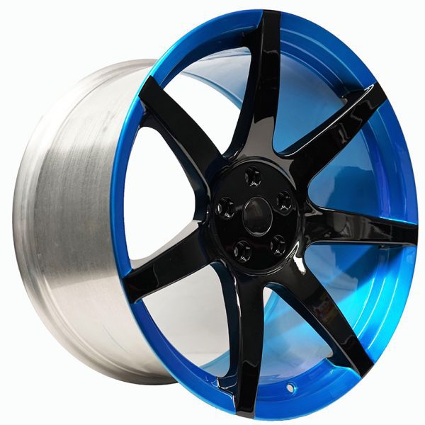 TWO TONE BLUE / GLOSS BLACK CUSTOM FINISH Project 6GR