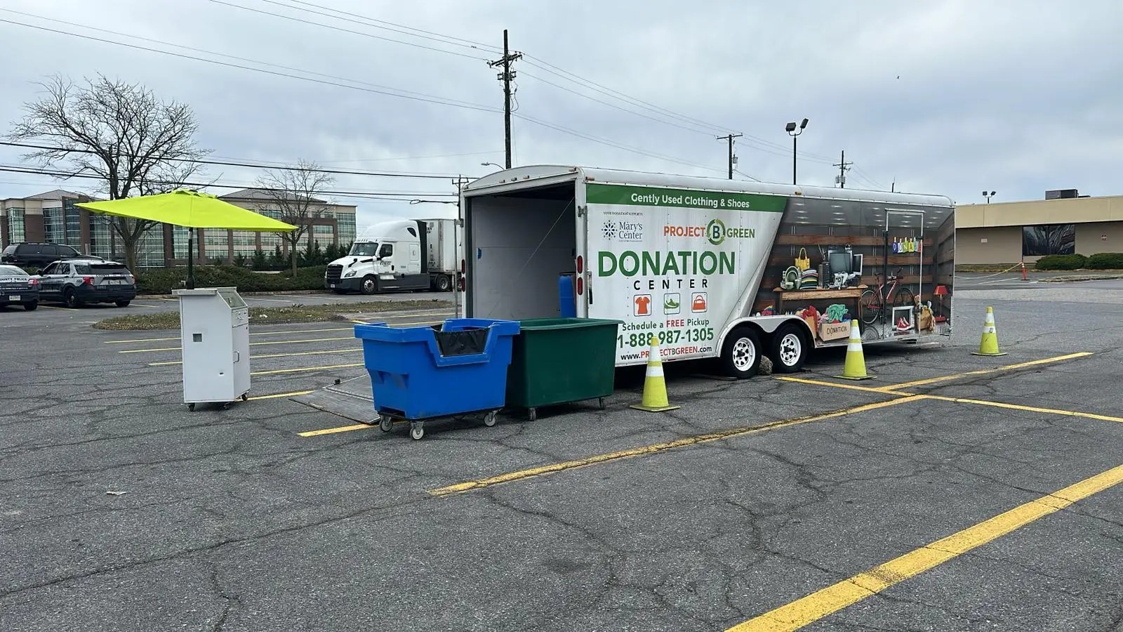 Donation Dropoff locations Project B Green