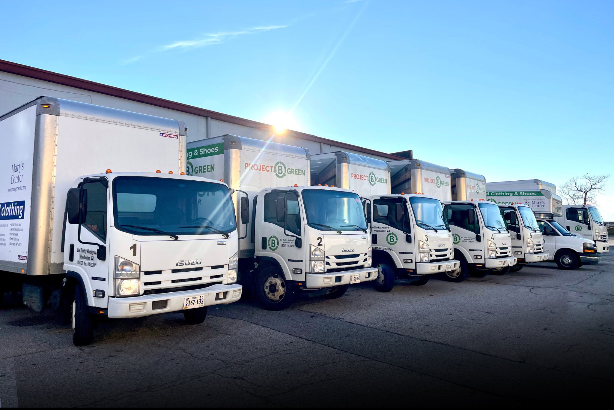 Charity Donation Pickup Project B Green