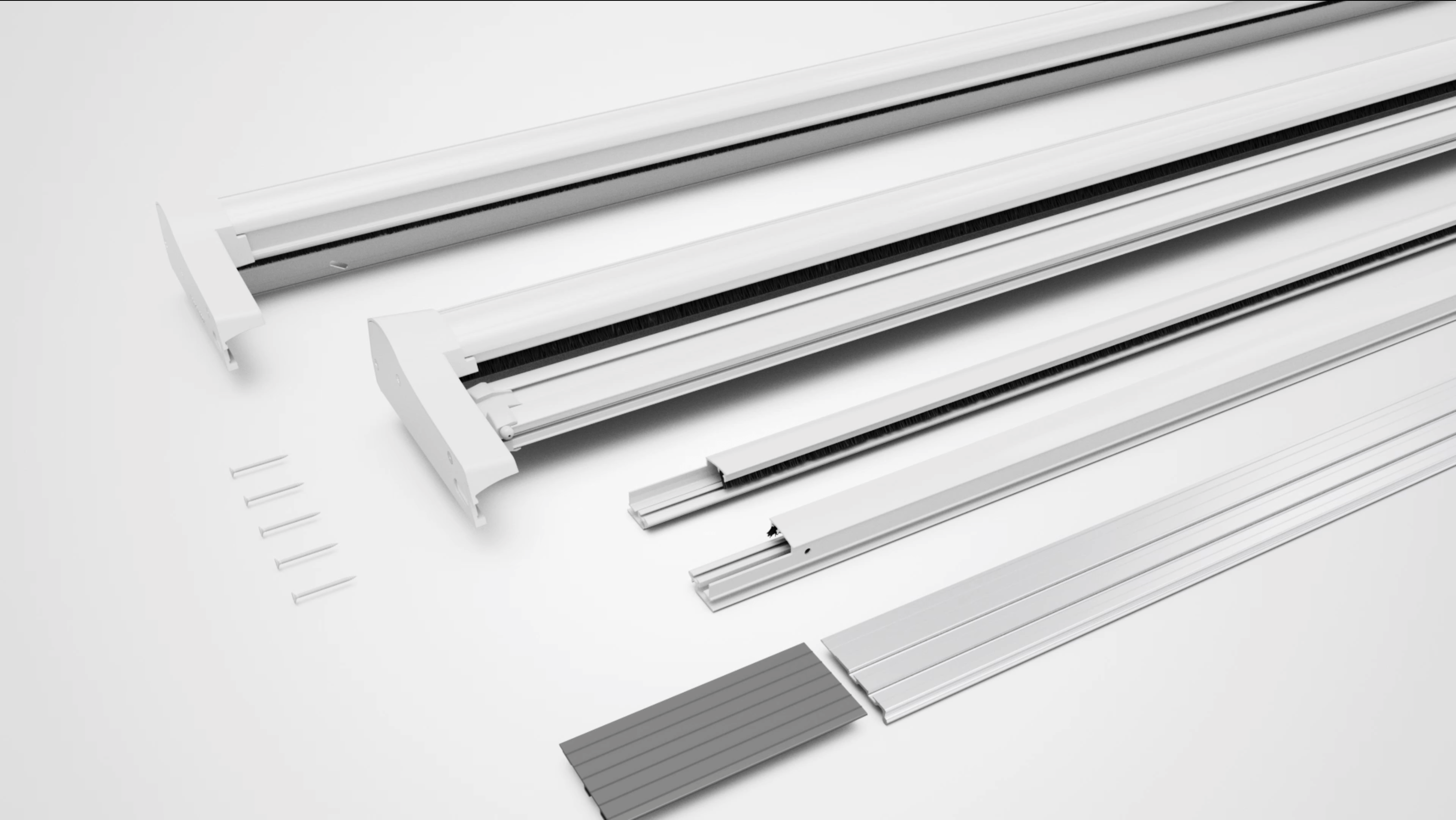 How to install a retractable screen door in a single doorway.