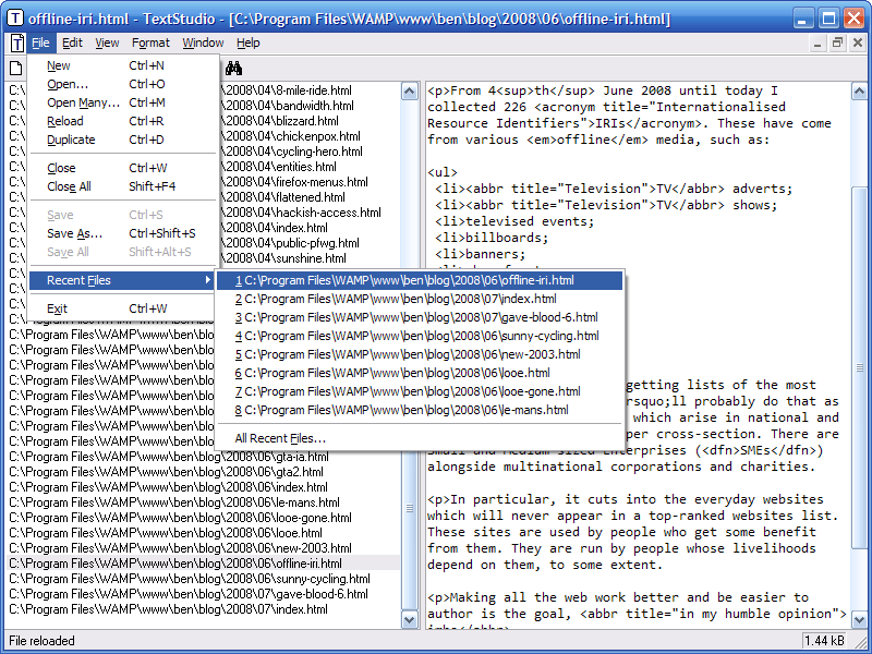 TextStudio Project Cerbera