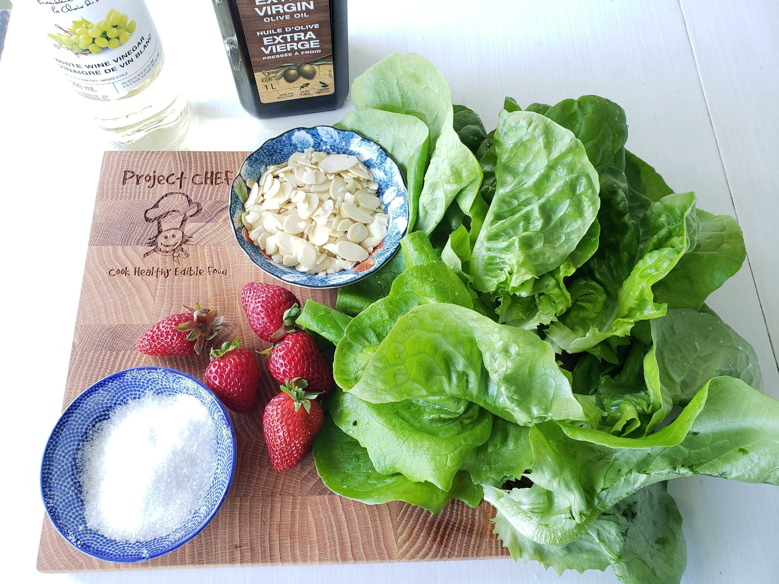 Butter Lettuce Cups with Strawberry Vinaigrette Project CHEF