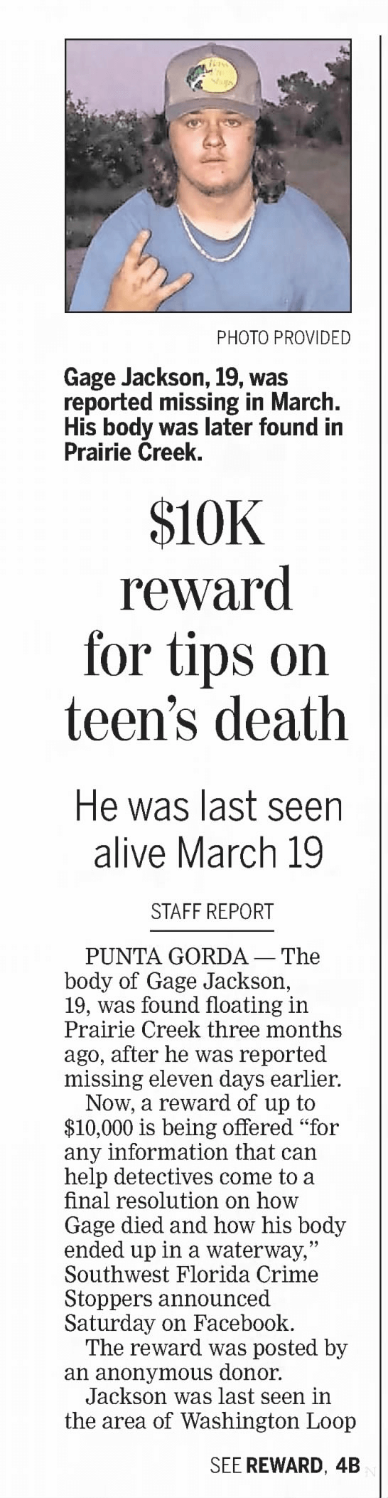 Gage Jackson Project Cold Case