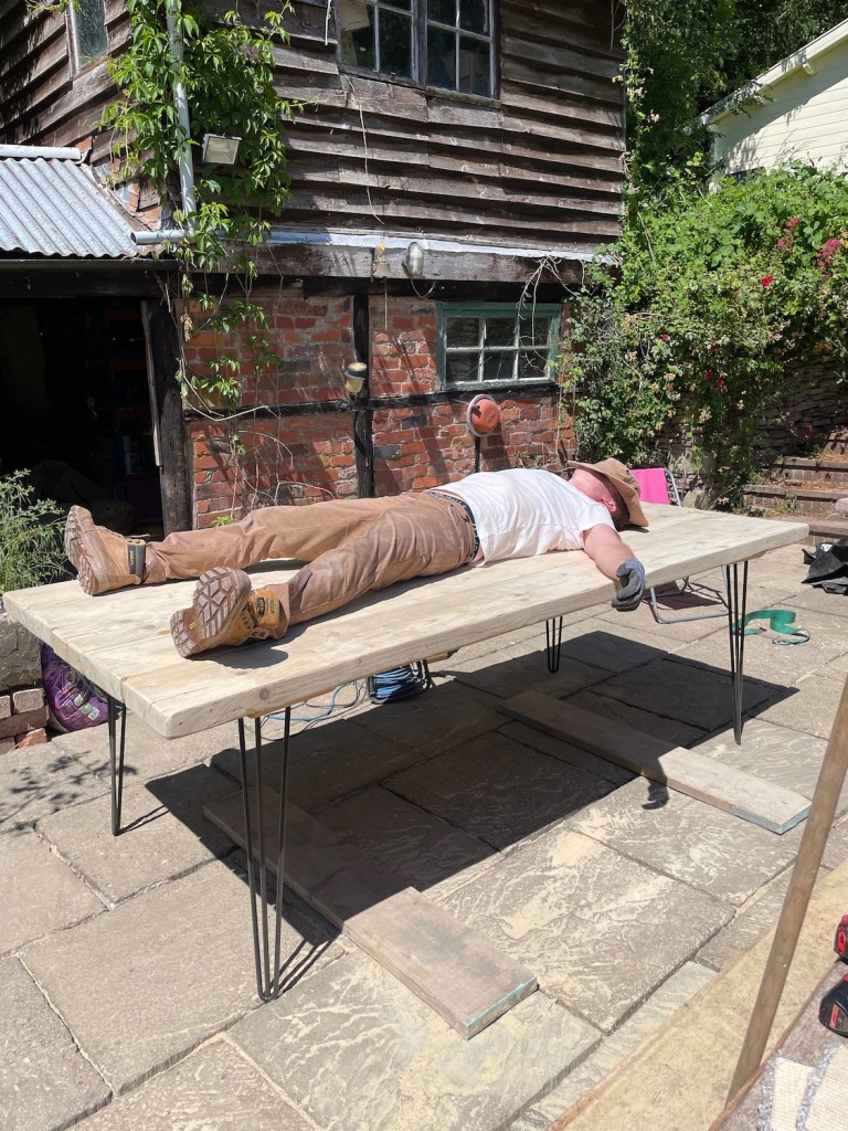 A Patio, a Bathtub, + the Biggest Table in the World Project Dingle