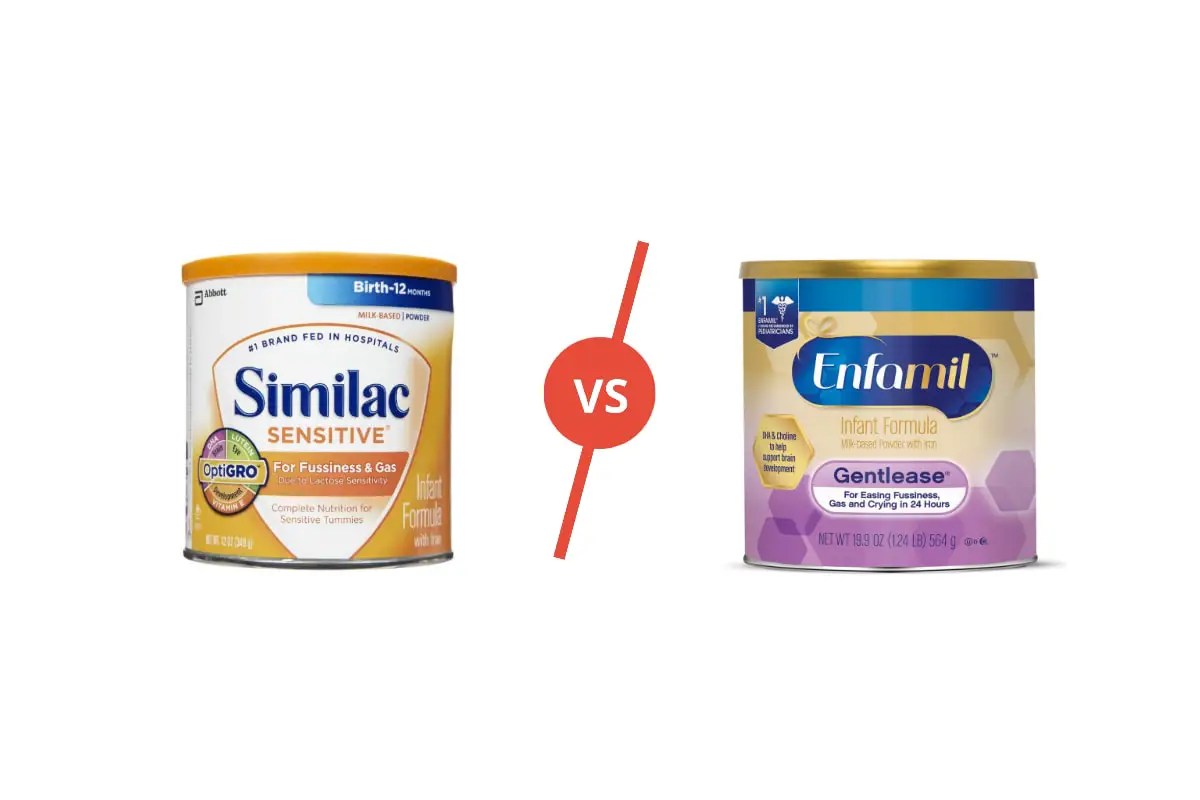 Similac Sensitive Vs Enfamil Gentlease [2024] Which ONE?