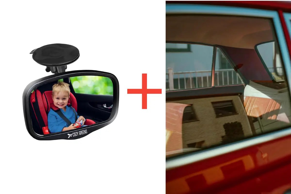 7 Baby Car Mirrors With No Headrest Incl. Installation