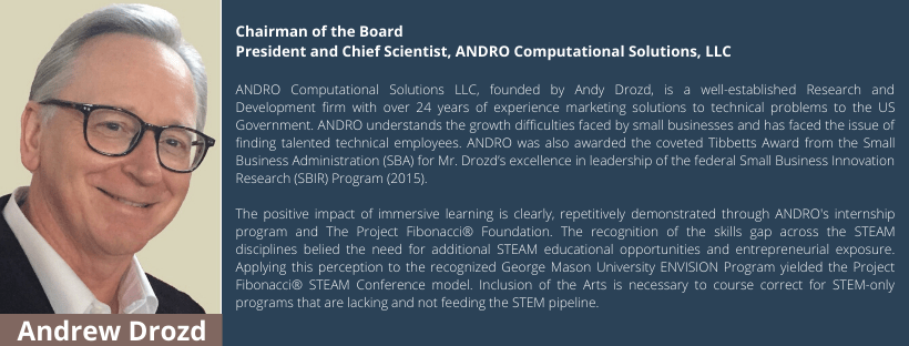 Board of Directors Bios The Project Fibonacci® Foundation Inc.