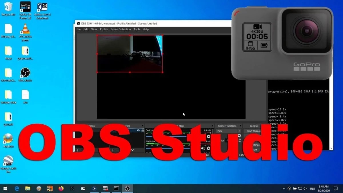 GoPro to OBS How to Use GoPro As cam OBS