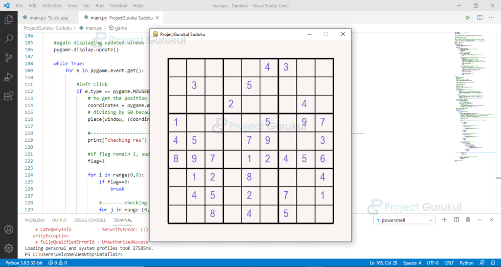 Create Sudoku Game In Python [source code included] Project Gurukul