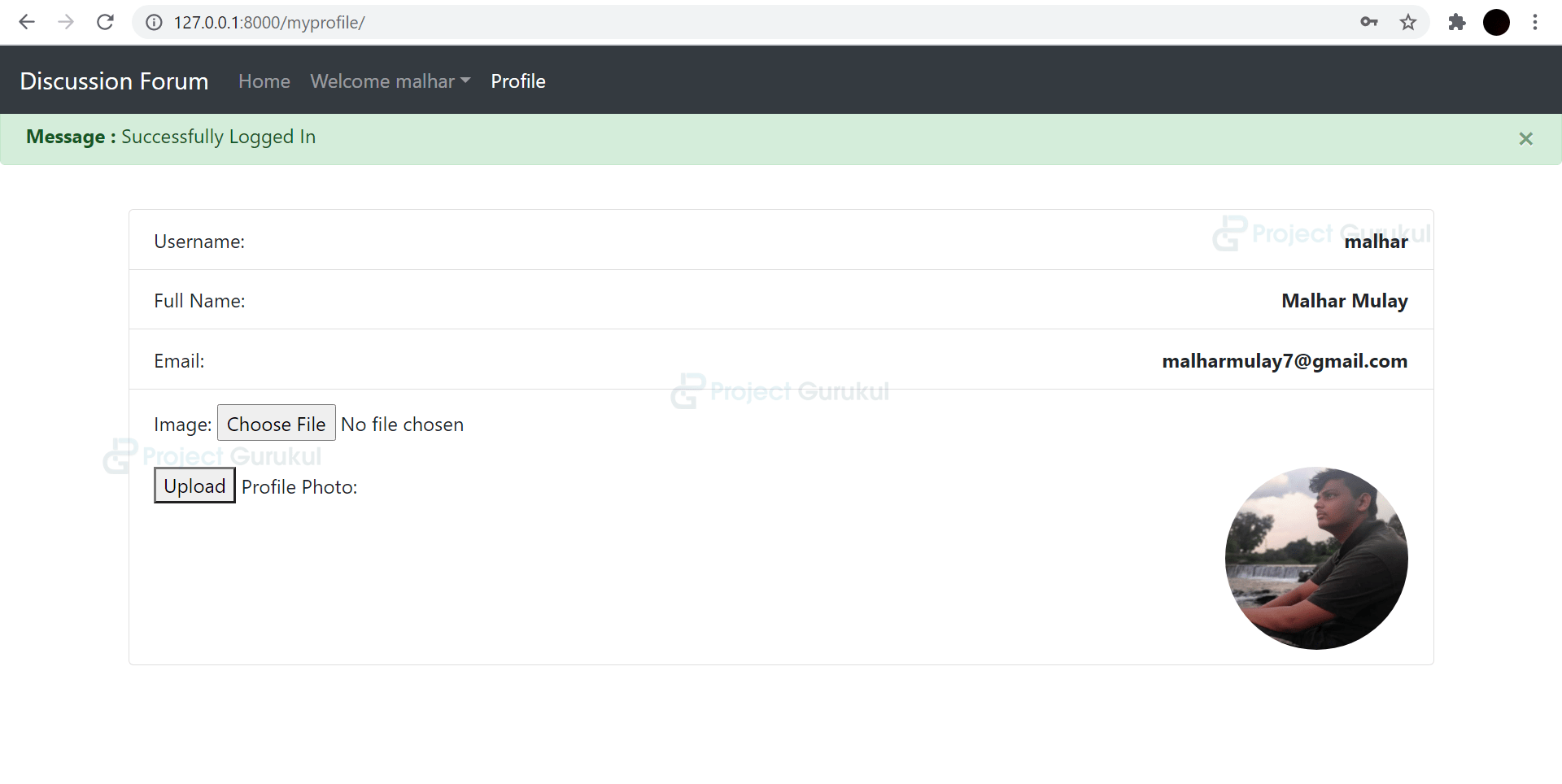 Create a Discussion Forum in Python Django Project Gurukul