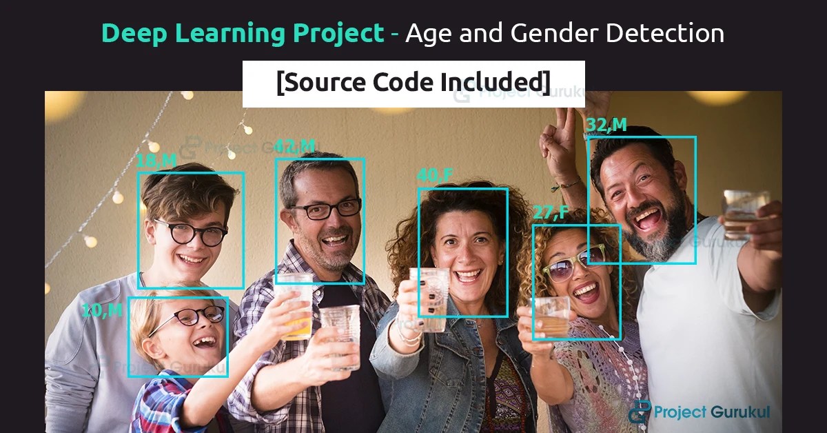 Age and Gender Detection using Deep Learning Project Gurukul
