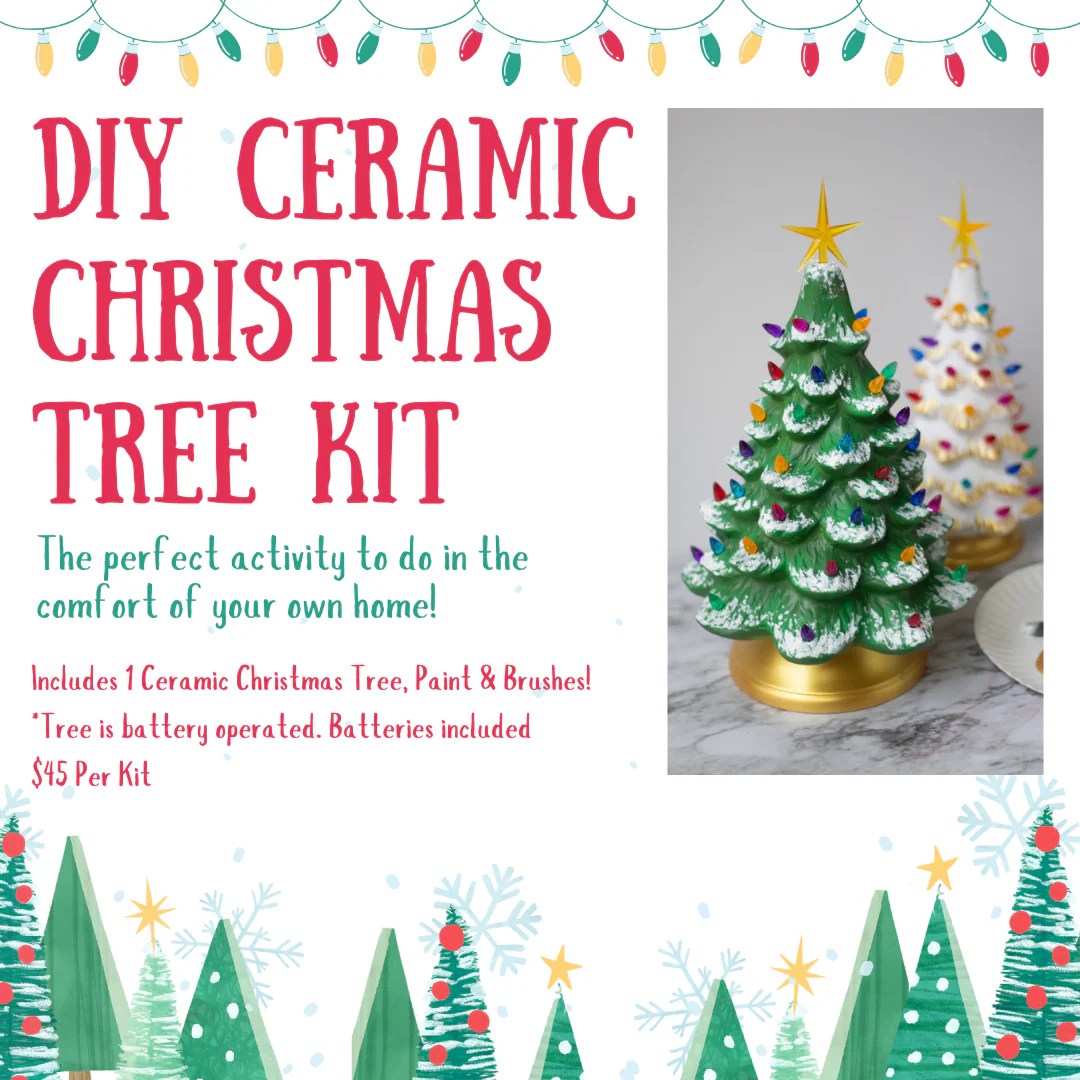 DIY Ceramic Christmas Tree Paint Kit Project Human X
