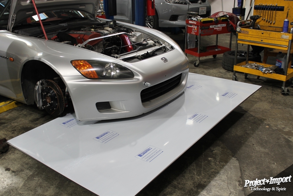 S2000 Front Wind Splitter “Backyard Aero” Motorsports, Performance
