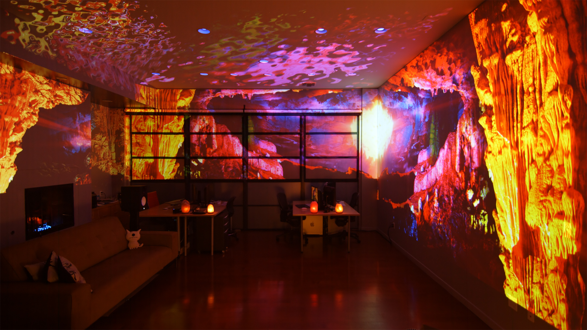Blurred Lines A Digital Artist’s Studio His Art Projection