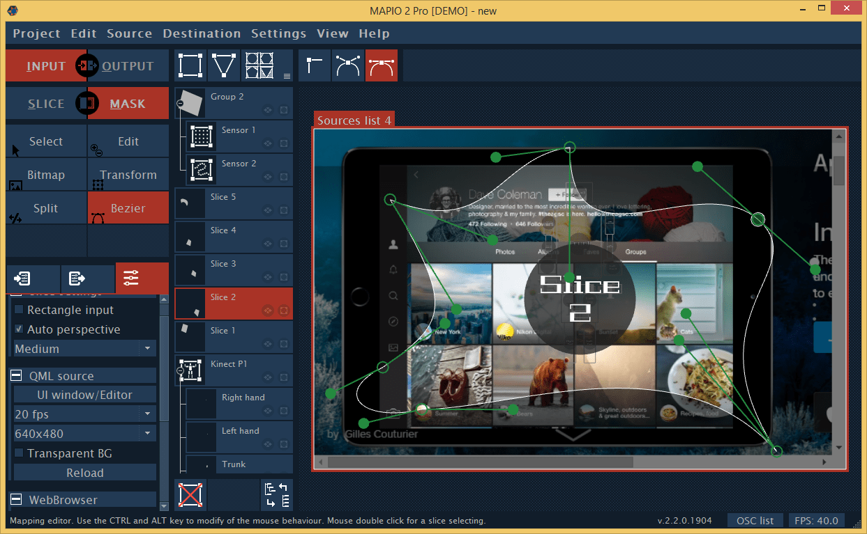 Visution Mapio Projection Mapping Central