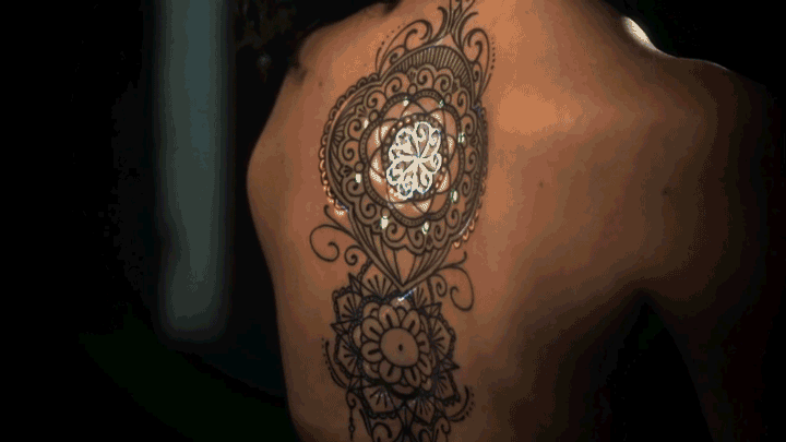 Animated Tattoos GIF Your Body Projection Mapping Central