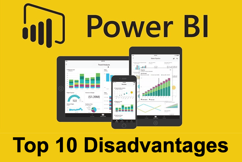 Top 10 Cons & Disadvantages of Microsoft Power BI