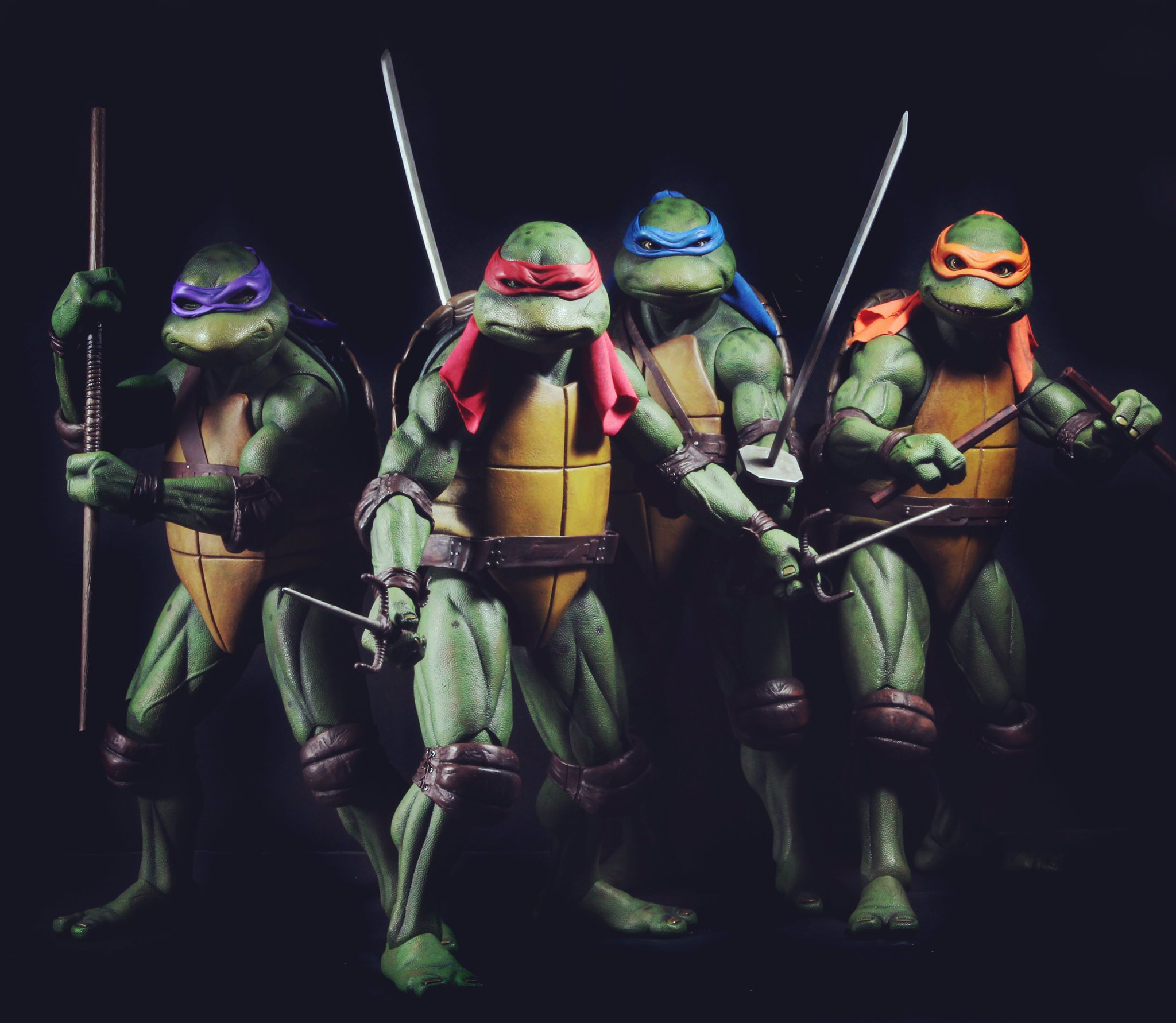 Teenage Mutant Ninja Turtles (1990 Movie) 1/4 Scale Set of