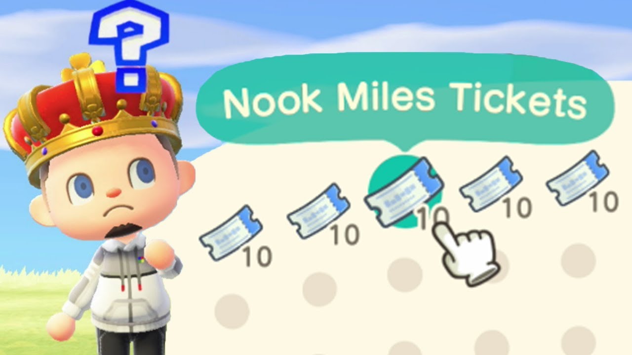 Os bilhetes 'Nook Miles Tickets' de Animal Crossing se tornaram uma