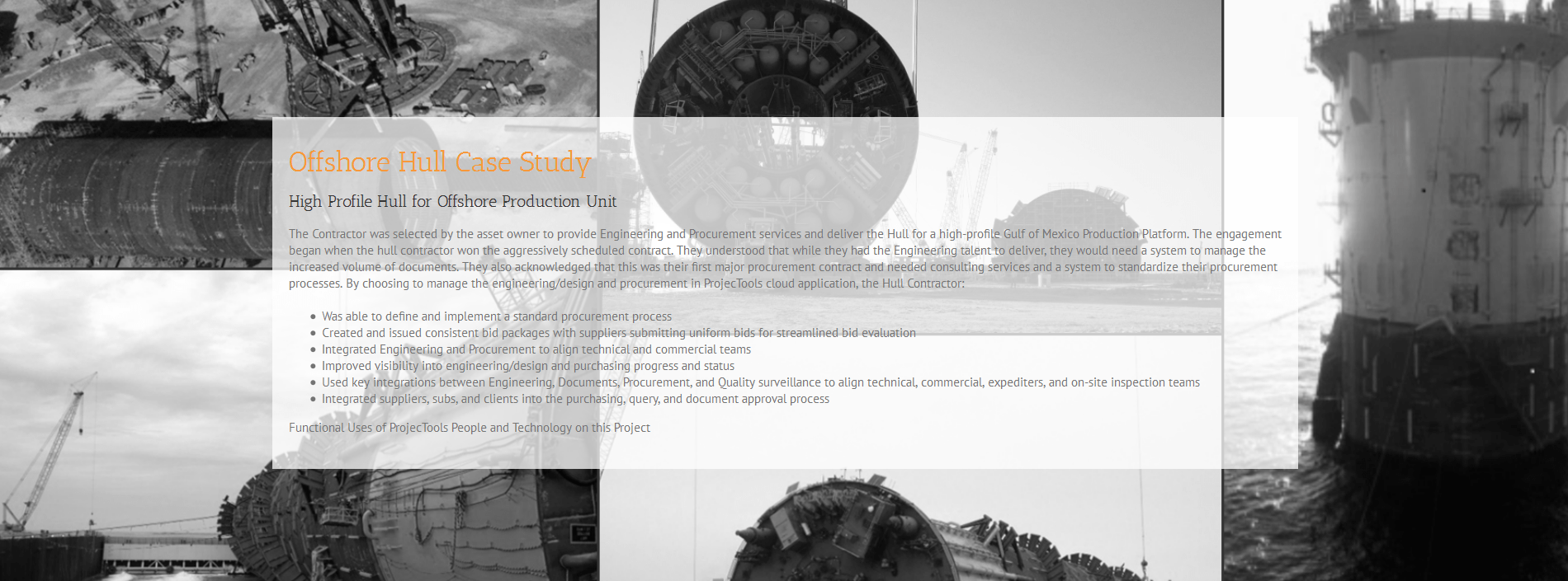 Offshore Hull Case Study