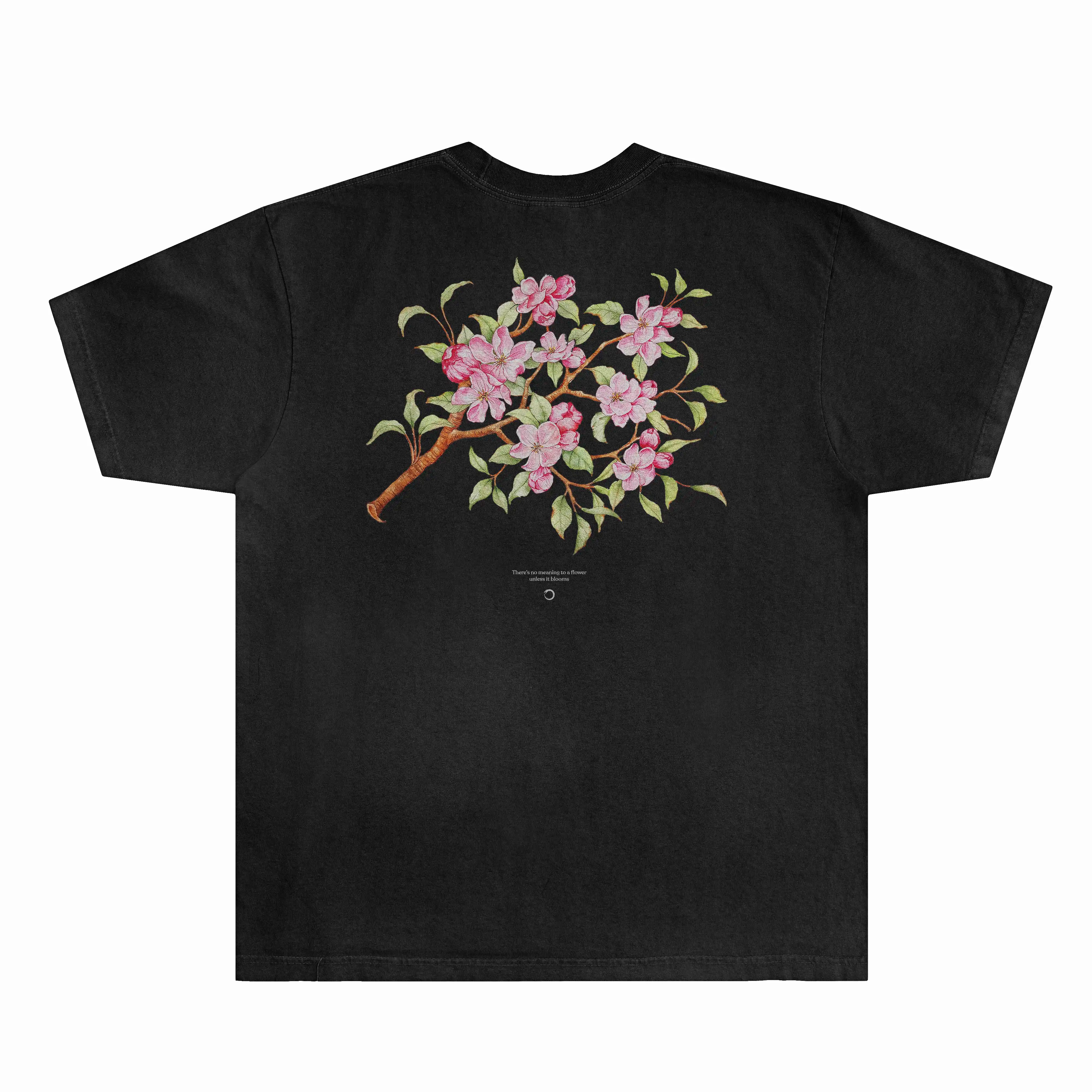 Apple Blossom Tee Black Project Orochi