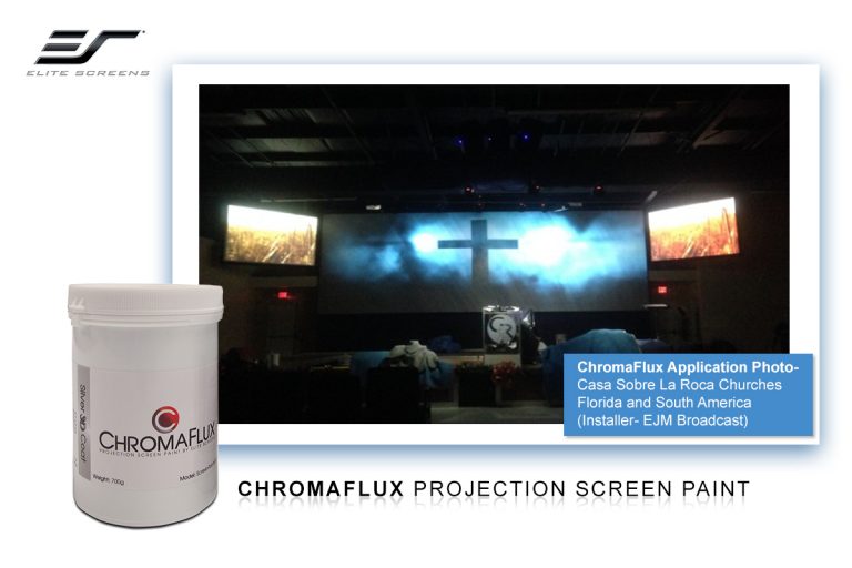 Paint your own projector screen ChromaFlux Projector Screen Paint
