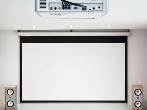 How To Hang A Projector Screen From Ceiling?