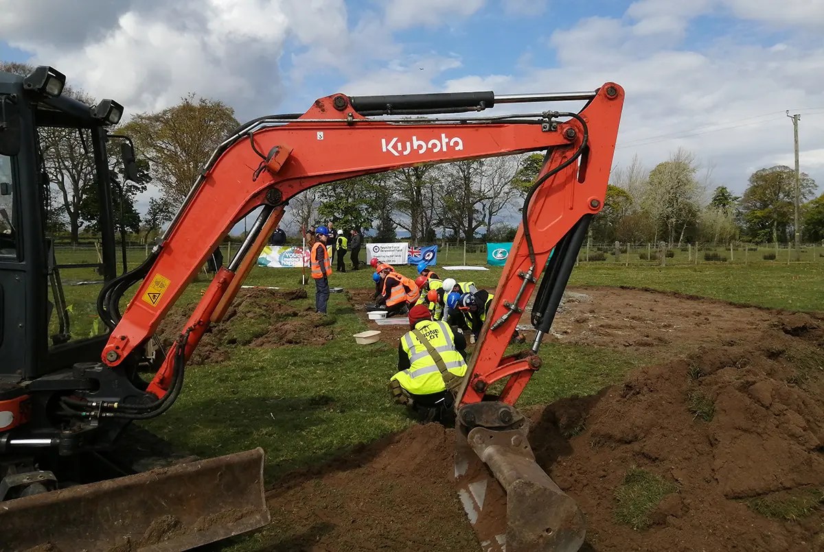 Mini excavator supports World War II crash site dig Project Plant