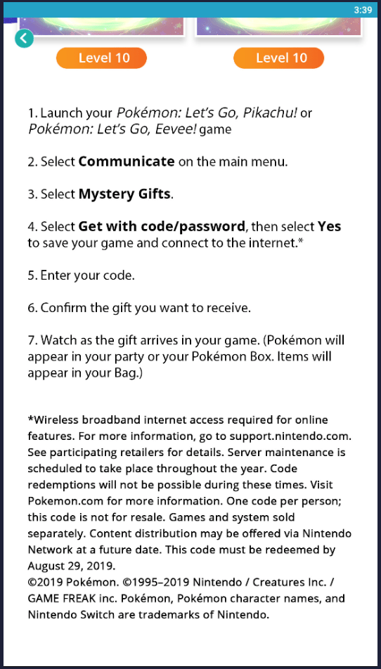 [最も欲しかった] pokémon let's go pikachu mystery gift codes free 2021 851325